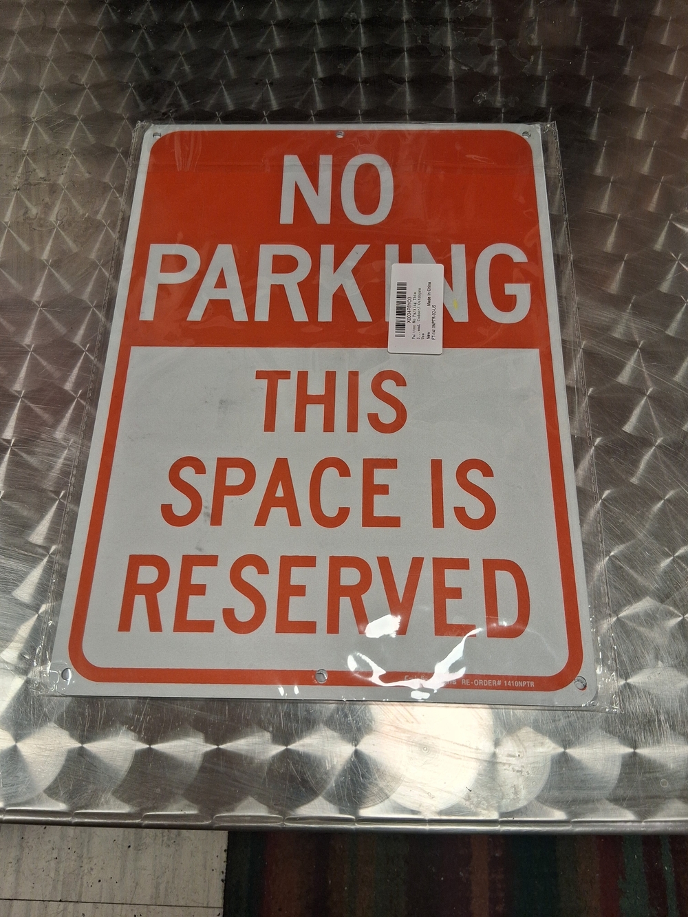Brand New 2-No Parking "This Space Is Reserved" Signs